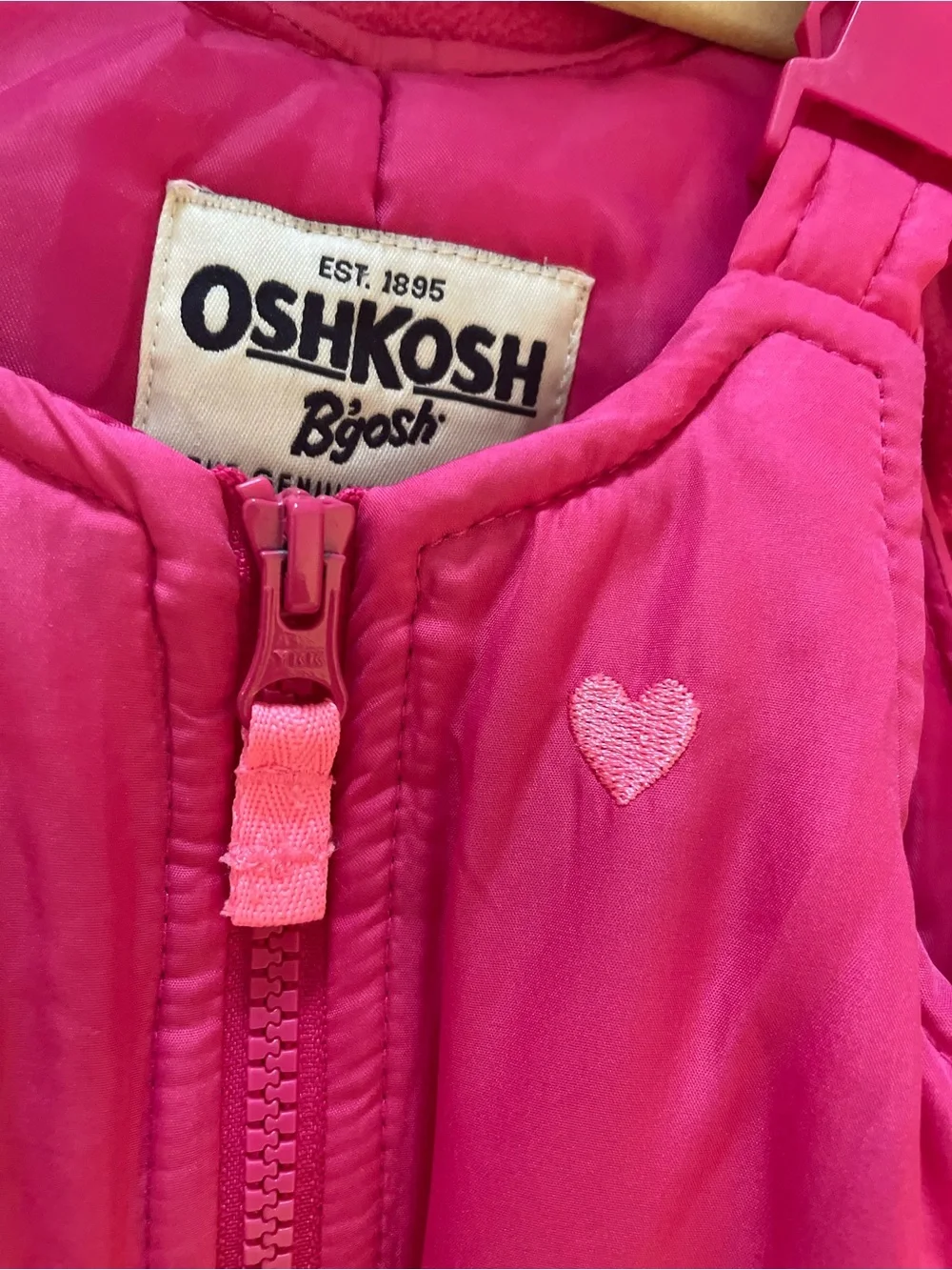 OshKosh B'Gosh toddler snowsuit 3T Jacket & Snow Pants Pink 2 piece set